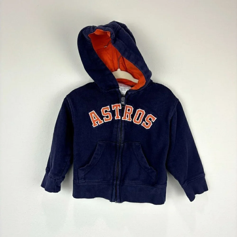 Team Athletics Genuine Merchandise MLB Houston Astros Hoodie Jacket 2T